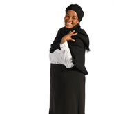 High Bulk Geo Shawl - Diamond | Black